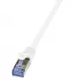 Sieťový kábel LogiLink 50 m Cat.6A RJ-45 S/FTP biely
