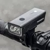 Rockbros cyklistické svetlo + USB-C - USB-A kábel 260 lm čierne