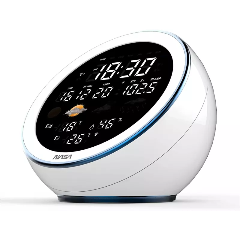 Nasa WSP1500 biela meteostanica/reproduktor BT Moon