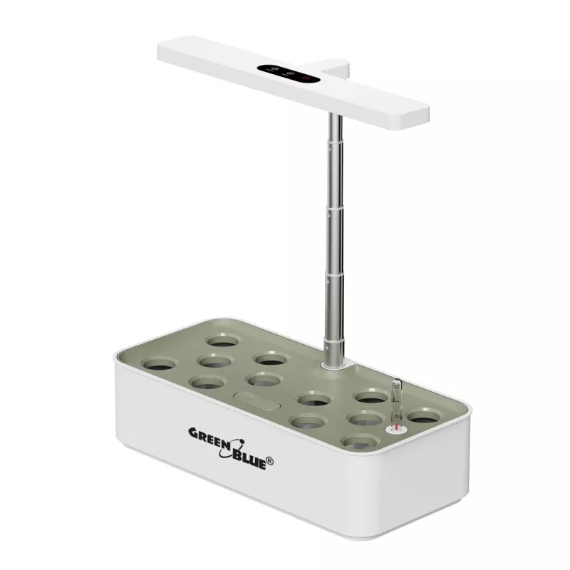 GreenBlue inteligentný systém na pestovanie izbových rastlín, SMART kvetináč, objem 4L, pre 12 rastlín, full-spectrum LED, GB133