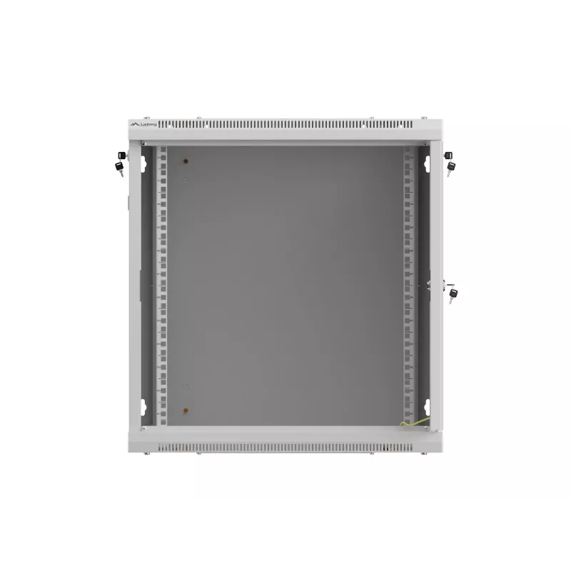 19-palcový nástenný rack 12U 600x600 sivý
