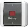 JUNG núdzový vypínač kúrenia 802HW WG800 IP44 Ais 2-pólový 802HW (802HW)