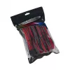 Interný napájací kábel CableMod CM-PCAB-BKIT-NKCR-3PK-R Carbon Red