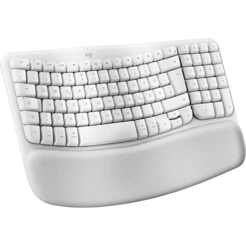 Logitech Wave Keys pre Mac klávesnica QWERTZ nemecká biela