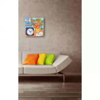 NeXtime hodiny 8170 Go van Go, 43x43 cm, nástenné, viacfarebné
