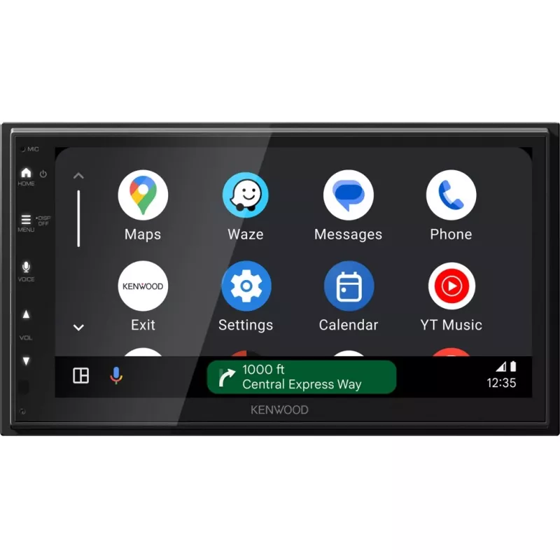 Kenwood Double-DIN moniceiver s Android Auto, Apple CarPlay, DAB+ tuner, konektor pre cúvaciu kameru