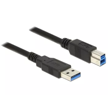 USB kábel DeLOCK 85069 USB 3.2 Gen 1 3 m USB A USB B čierny