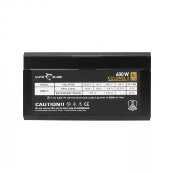Napájací zdroj White Shark GPSU-B600S Colonel-2 600W
