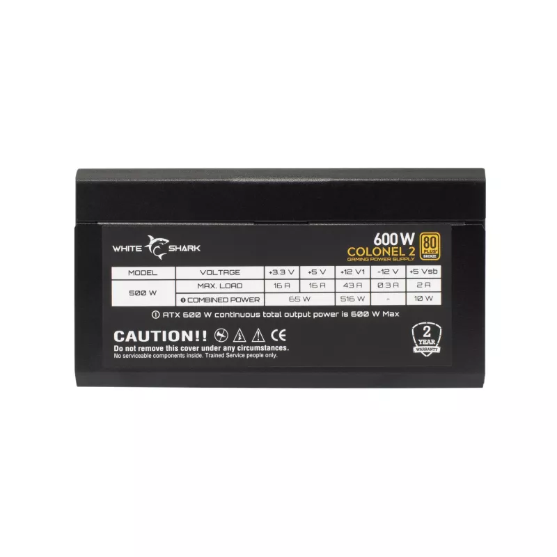 Napájací zdroj White Shark GPSU-B600S Colonel-2 600W