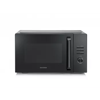 Kombinovaná mikrovlnná rúra SEVERIN MW 7798, stolný spotrebič, 29 l, 900 W, čierna, otočný tanier 315 mm