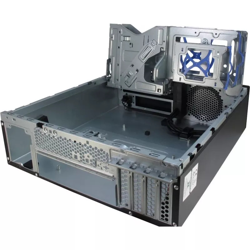 Inter-Tech IT-503 - SFF - Mini-ATX - bez napájacieho zdroja (TFX12V) - matne čierna - USB/Audio (88881270)