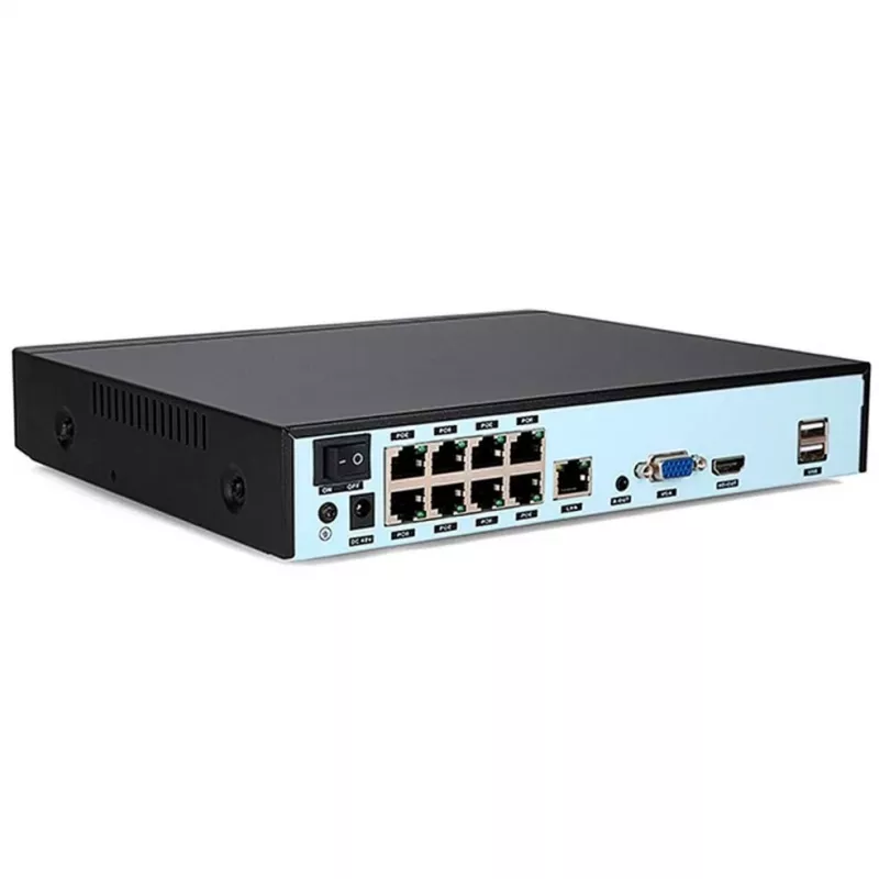 Sieťový videorekordér FOSCAM FN9108HE 8-kanálový 5MP POE NVR čierny
