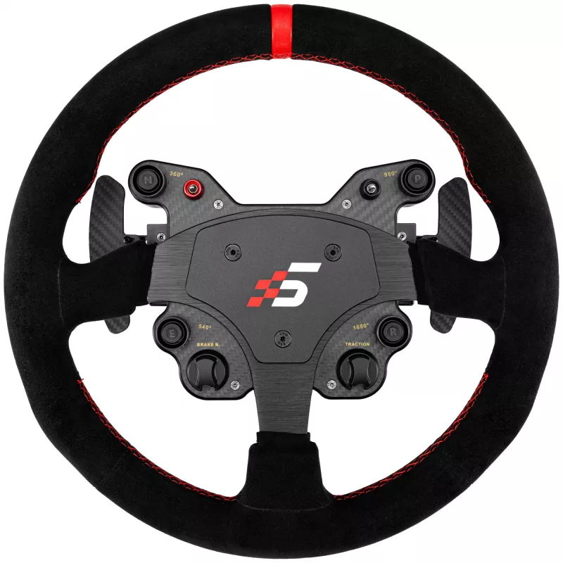 Simagic volant GT1-SR Alcantara — GT1-SR(ALCANTARA) veniec pretekárskeho volantu, poťah Alcantara