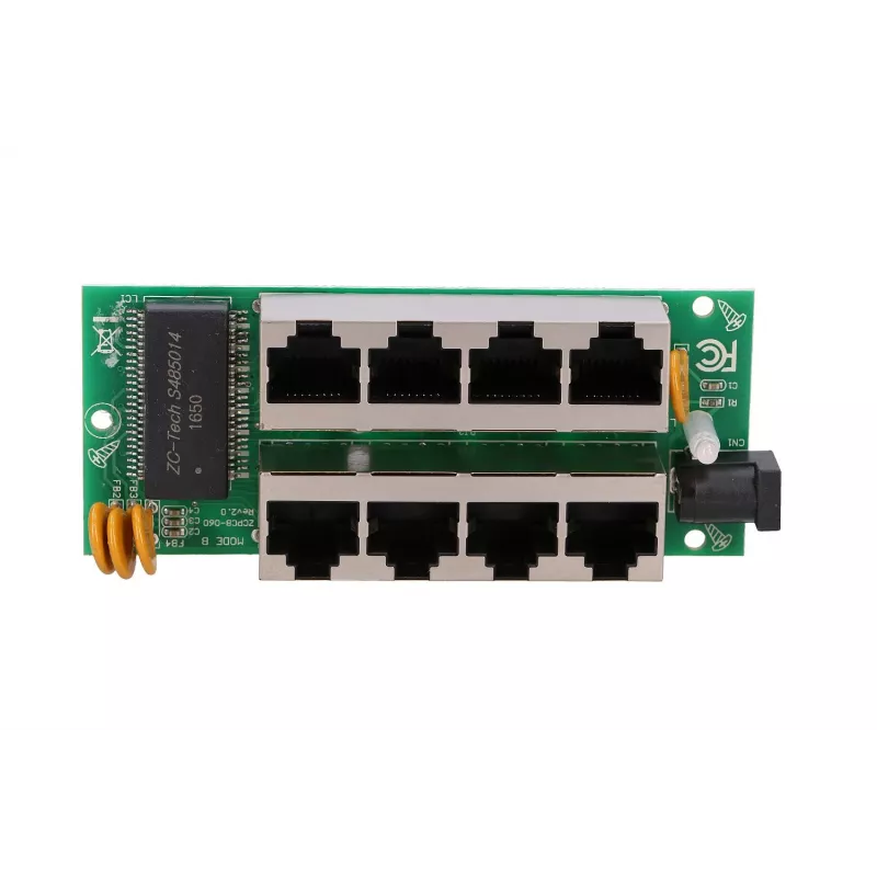 PoE injektor Extralink Gigabit 4-portový, 4x 1000Mb/s RJ45, 48V, modrá/čierna