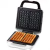 Waffle žehlička Domo DO9222W 2 wafle 900 W čierna biela