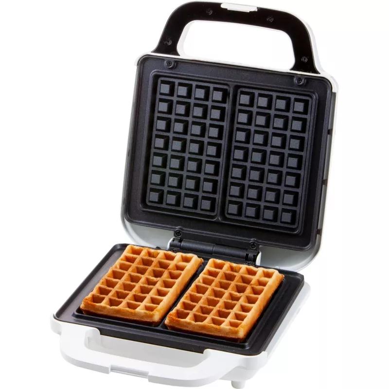 Waffle žehlička Domo DO9222W 2 wafle 900 W čierna biela