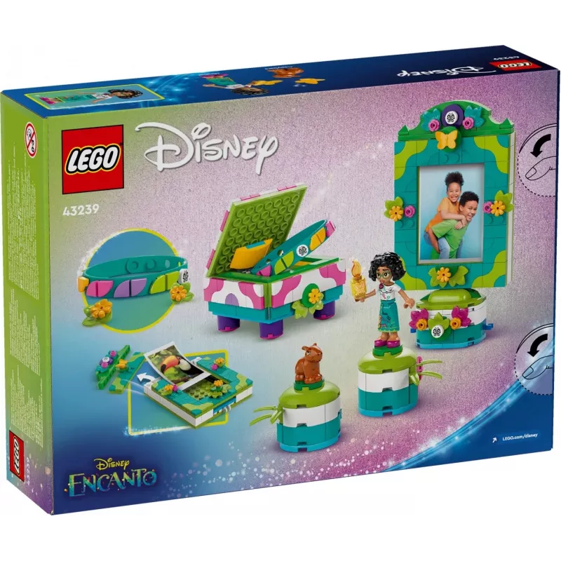 Obrazové rámy a kazeta na šperky LEGO Disney Classic Mirabel 43239