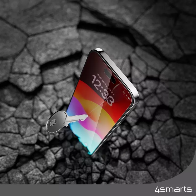Ochranná fólia displeja 4smarts 540599 pre iPhone 15 Plus odolná proti poškriabaniu