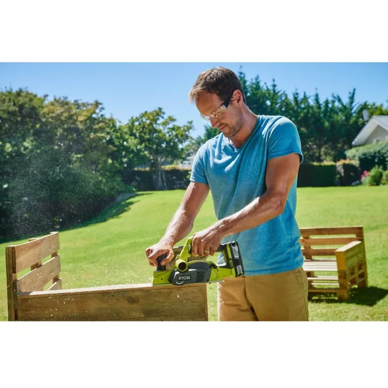 Ryobi 5133002921 elektrický ručný hoblík zelená, sivá 11000 ot/min