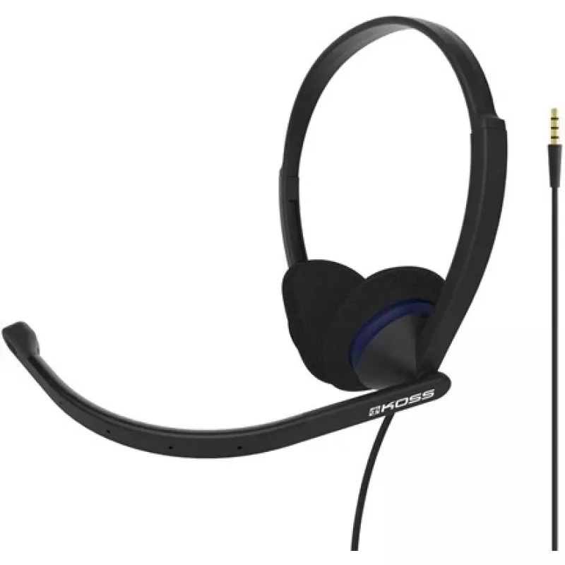Koss CS200i headset káblový hlavový most kancelária/call centrum čierny