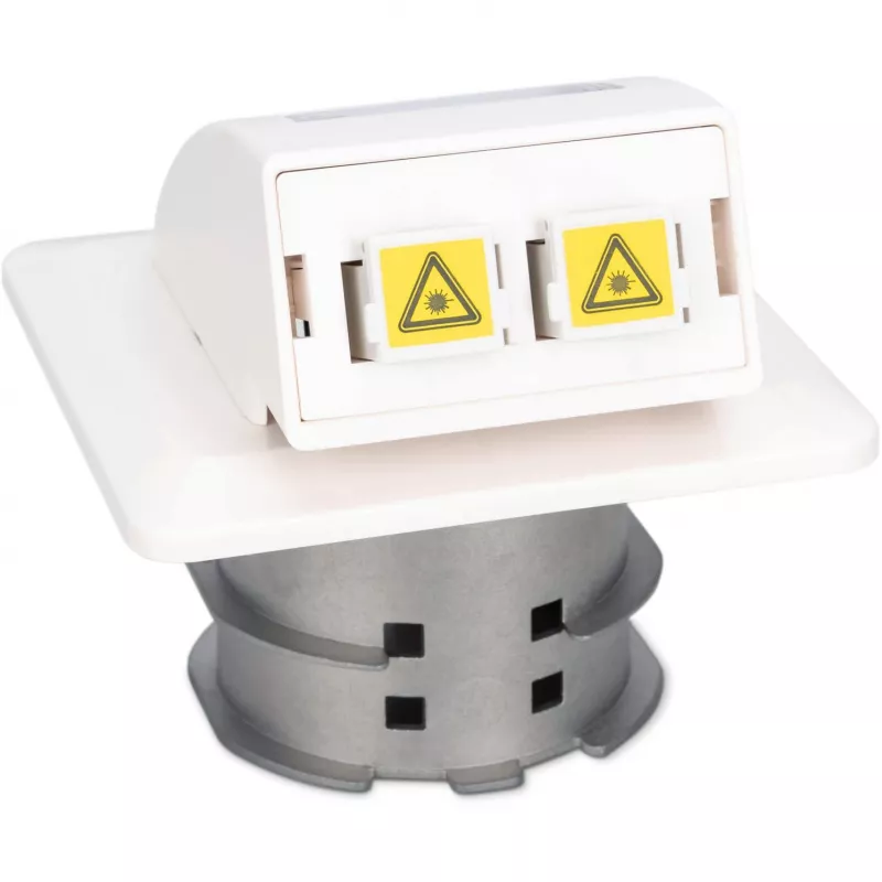 Digitus FTTH optická nástenná zásuvka na zapustenie DN-93201 SC/LC adaptér 86x30x86mm