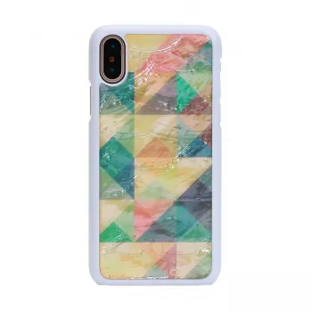 Ochranné puzdro iKins pre iPhone XS/S mozaika biela