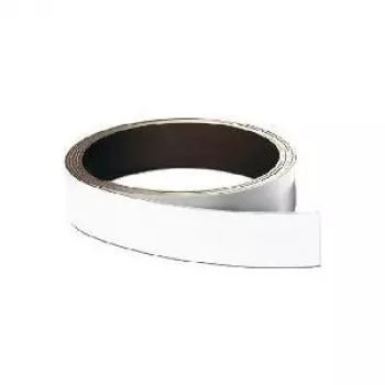 Magnetický pás Franken LS30 hrúbka 0,8 mm, 30 mm × 10 m, biela