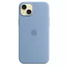 Apple iPhone 15 Plus silikónové puzdro s MagSafe - Winterblau