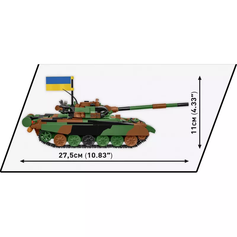Stavebnica COBI T-72M1R PL/UA ozbrojené sily 724 dielov