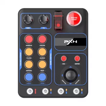 Ovládací box tlačidlový panel PXN PXN-CB1 pre simracing — externý panel s viacerými tlačidlami