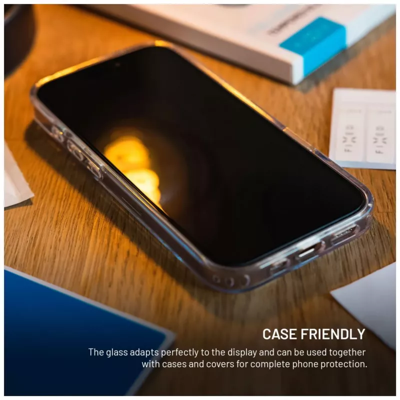 Pevná ochrana displeja | Apple | iPhone 17 Pro Max | tvrdené sklo | transparentná | 2.5D