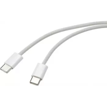 Renkforce USB kábel USB-C® samec, USB-C® samec 3,00 m biela krútené páry RF-6056880 (RF-6056880)