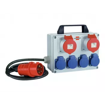 Rozdeľovač napájania Brennenstuhl BKV 2/4 T IP44