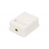 Extralink zásuvka na povrchovú montáž, 1x RJ45 CAT5E UTP