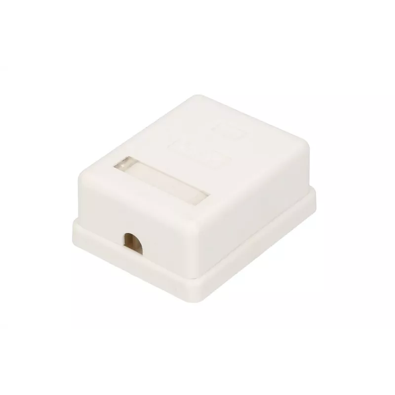 Extralink zásuvka na povrchovú montáž, 1x RJ45 CAT5E UTP