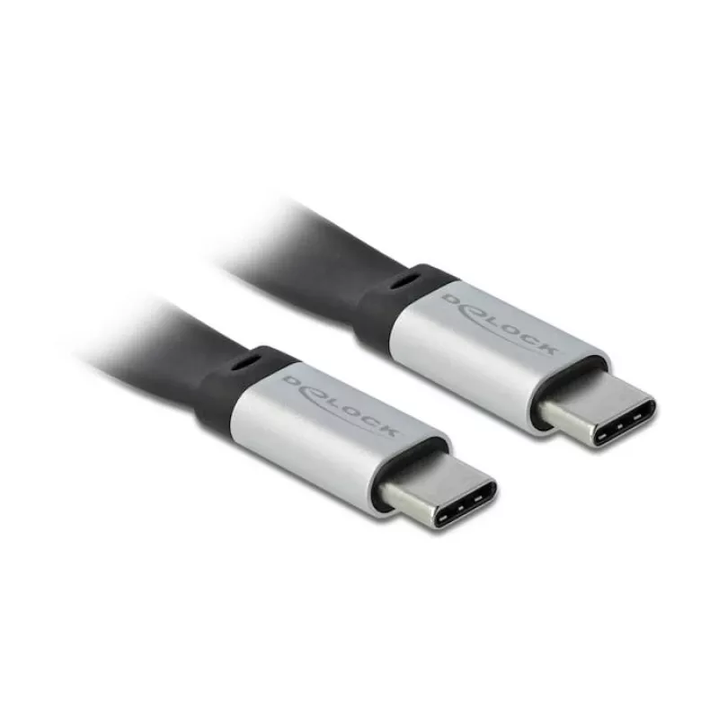 USB kábel DeLOCK 85926 USB 3.2 Gen 2 0,22 m USB C čierny strieborný