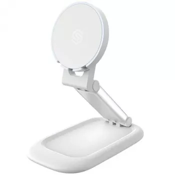 Magnetický stojan SODI BM-310 biely MagSafe — magnetický stojan na telefón kompatibilný s MagSafe nabíjačkami
