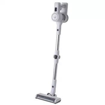 Akumulátorový vysávač Adler AD 7060 — 350 W, 22 V batéria, až 35 min. výdrž, sací výkon 16000 Pa, bezvreckový, biela