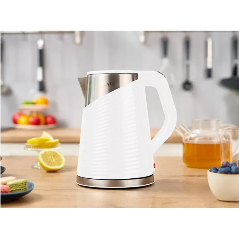 Rýchlovarná kanvica LAFE 1,8L 2200W biela