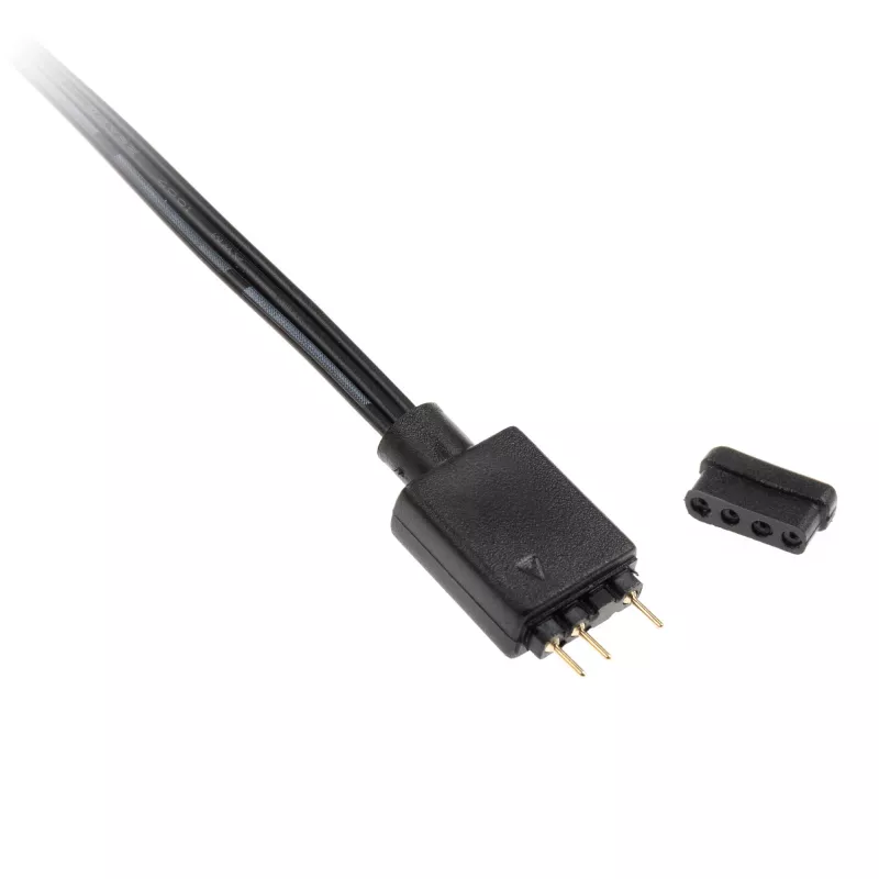Káblový adaptér Kolink 4‑pin ventilátor na 3‑pin 5V ARGB, 0,4 m