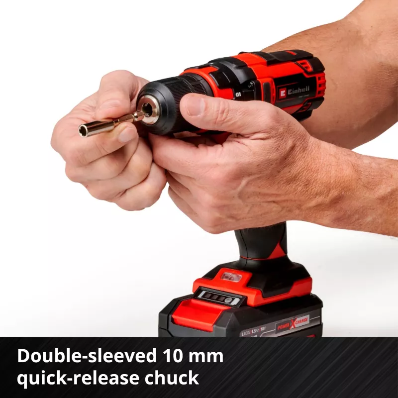 Akumulátorový skrutkovač Einhell 4513914, 18V lithium-ion, 185x63x188 mm
