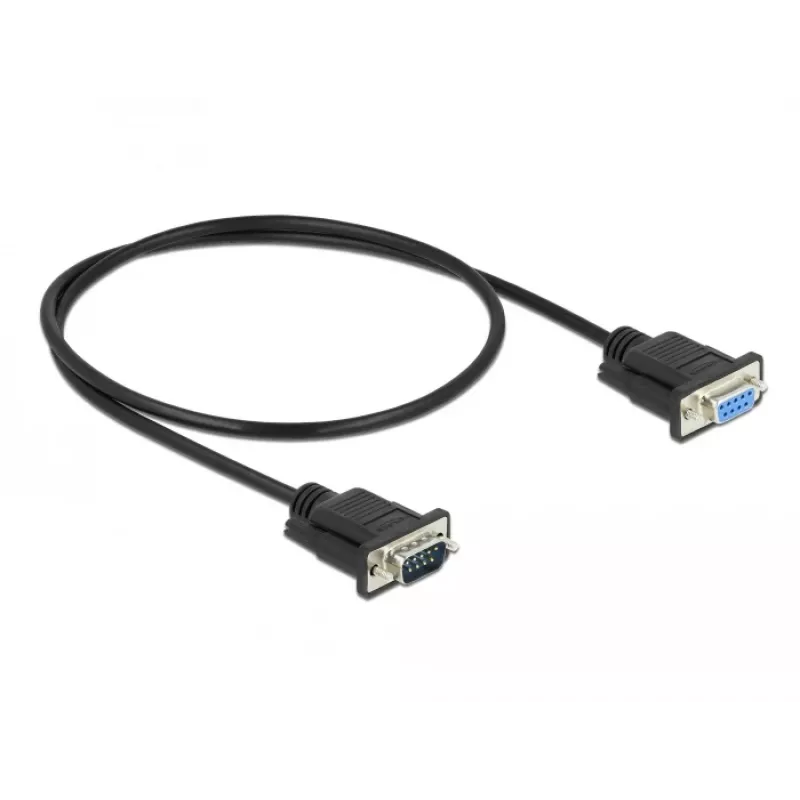 Sériový kábel DeLOCK 86613 čierny 0,5 m RS-232
