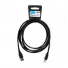 iBox IKU2D USB kábel 3 m USB 2.0 USB A USB B čierny