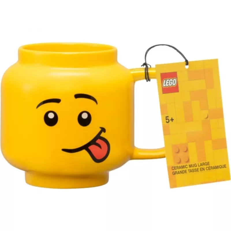 LEGO keramický hrnček Silly, veľký žltý