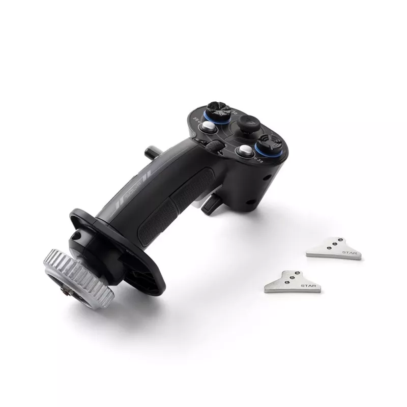 Prídavná rukoväť Flightstick Thrustmaster Sol-R 3 AVA, čierna, USB Type-C, analógový/digitálny, PC, 75×115×200 mm