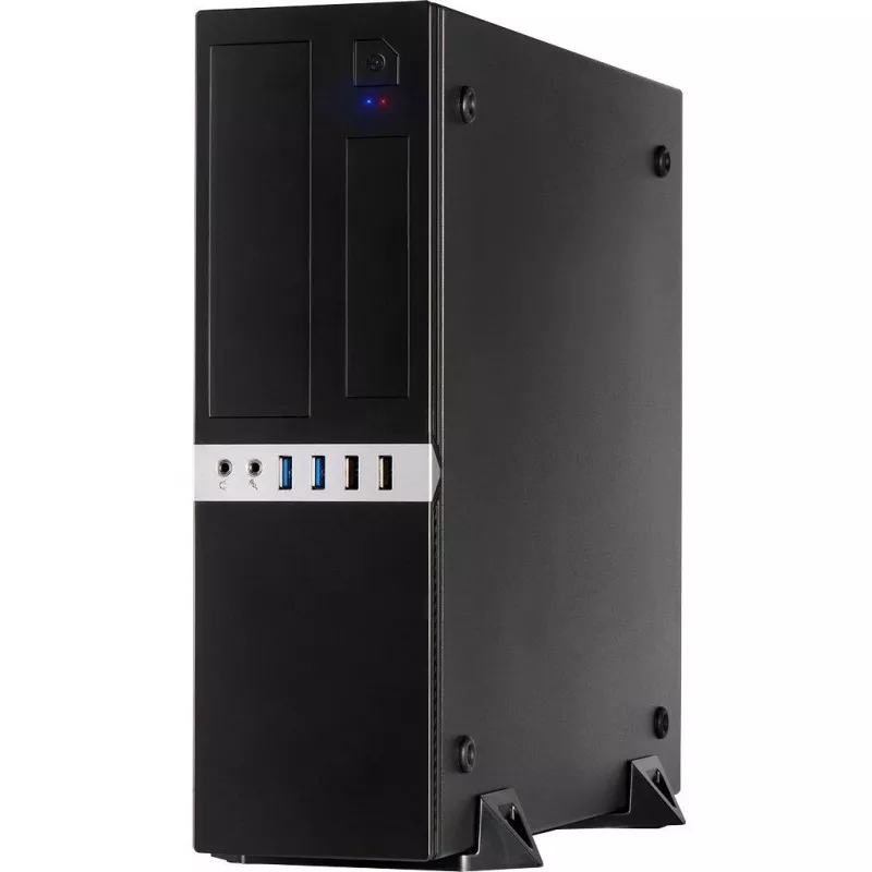 Inter-Tech IT-503 - SFF - Mini-ATX - bez napájacieho zdroja (TFX12V) - matne čierna - USB/Audio (88881270)