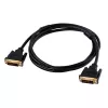 Akyga AK-AV-06 DVI-D Dual-Link kábel (24+1), konektor samec na konektor samec, 1,8 m, čierny