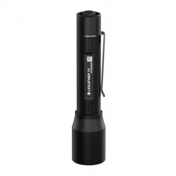 Ručná baterka Ledlenser P5 čierna, LED, 140 lm, AA batéria, IP54, hliník, klip na vrecko