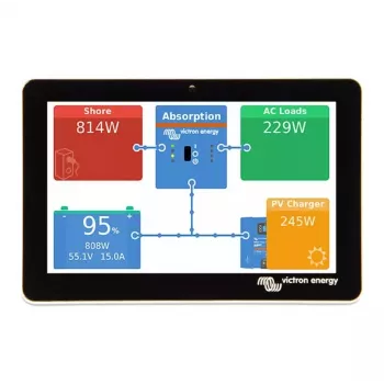5-palcový GX Touch 50 displej od Victron Energy — dotykový monitor s Bluetooth konektivitou