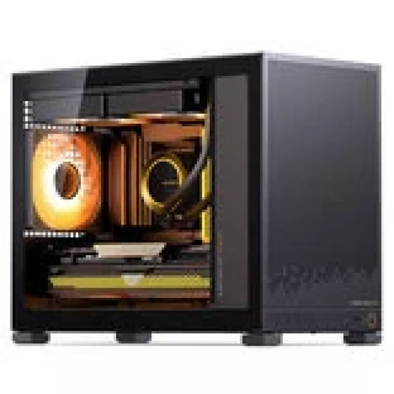 Jonsbo D32 STD PC skriňa + TRYX PANORAMA SE kompletné vodné chladenie, ARGB - 240 mm, čierna